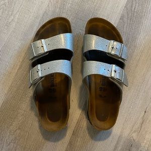 Birkenstock glitter Arizona soft footbed size 40